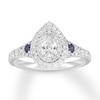 Thumbnail Image 0 of Neil Lane Diamond & Sapphire Engagement Ring 1 ct tw 14K White Gold