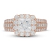 Thumbnail Image 2 of Neil Lane Diamond Engagement Ring 3 ct tw Princess/Round 14K Rose Gold