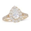 Thumbnail Image 0 of Neil Lane Diamond Engagement Ring 1-7/8 ct tw Pear/Round 14K Yellow Gold