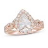 Thumbnail Image 0 of Neil Lane Diamond Engagement Ring 2-1/8 ct tw Pear/Round 14K Rose Gold