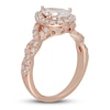 Thumbnail Image 1 of Neil Lane Diamond Engagement Ring 2-1/8 ct tw Pear/Round 14K Rose Gold