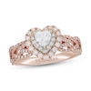 Thumbnail Image 0 of Neil Lane Diamond Engagement Ring 7/8 ct tw Heart & Round-Cut 14K Two-Tone Gold