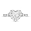 Thumbnail Image 1 of Neil Lane Diamond Engagement Ring 1-3/8 ct tw Heart & Round-Cut 14K White Gold