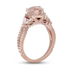 Thumbnail Image 1 of Neil Lane Morganite & Diamond Engagement Ring 7/8 ct tw Marquise & Round-cut 14K Rose Gold