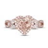 Thumbnail Image 2 of Neil Lane Morganite & Diamond Engagement Ring 7/8 ct tw Marquise & Round-cut 14K Rose Gold
