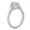 Neil Lane Aquamarine & Diamond Engagement Ring 7/8 ct tw Round-cut 14K White Gold