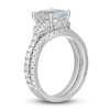 Neil Lane Cushion-cut Aquamarine Bridal Set 1 ct tw Diamonds 14K White Gold