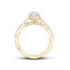 Thumbnail Image 2 of Monique Lhuillier Bliss Diamond Engagement Ring 7/8 ct tw Pear & Round-cut 18K Yellow Gold