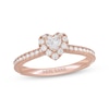 Thumbnail Image 0 of Neil Lane Heart-Shaped Diamond Engagement Ring 5/8 ct tw 14K Rose Gold