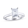 Thumbnail Image 0 of THE LEO Legacy Lab-Created Diamond Emerald-Cut Solitaire Engagement Ring 2 ct tw 14K White Gold