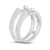 Thumbnail Image 1 of Diamond Enhancer Ring 1 ct tw Princess, Round & Baguette-cut 14K White Gold