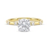 Thumbnail Image 2 of Lab-Created Diamonds by KAY Round-Cut Engagement Ring 1-5/8 ct tw 14K Two-Tone Gold