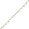 Thumbnail Image 1 of Stirrup Link Necklace 10K Yellow Gold 20"