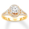 Thumbnail Image 0 of Diamond Engagement Ring 1 Carat tw Round 14K Yellow Gold