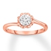 Thumbnail Image 0 of Round Diamond Engagement Ring 1/5 ct tw 14K Rose Gold (I/I2)