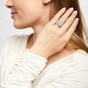 Thumbnail Image 2 of Diamond Engagement Ring 3 ct tw Round & Baguette 14K White Gold