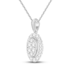 Thumbnail Image 1 of Neil Lane Diamond Necklace 3/8 ct tw Round-cut 14K White Gold 19"