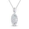 Thumbnail Image 3 of Neil Lane Diamond Necklace 3/8 ct tw Round-cut 14K White Gold 19"