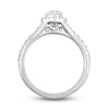 Thumbnail Image 2 of Diamond Engagement Ring 5/8 ct tw Heart & Round 14 White Gold