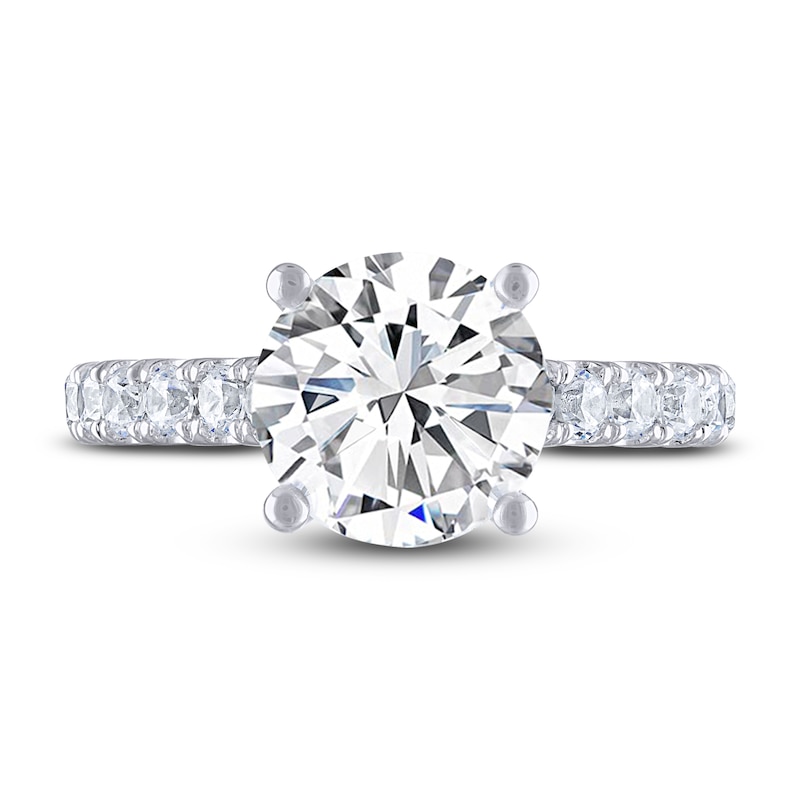 THE LEO Legacy Lab-Created Diamond Engagement Ring 3-1/2 ct tw 14K White Gold