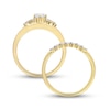 Thumbnail Image 2 of Diamond Bridal Set 1/2 ct tw Round-cut 10K Yellow Gold