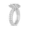 Thumbnail Image 1 of Lab-Created Diamonds by KAY Pear-Shaped Bridal Set 3 ct tw 14K White Gold