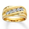 Thumbnail Image 0 of Men's Diamond Band 1 ct tw Round-cut 14K Yellow Gold