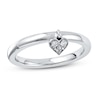 Thumbnail Image 1 of Stackable Ring 1/20 ct tw Diamonds Sterling Silver