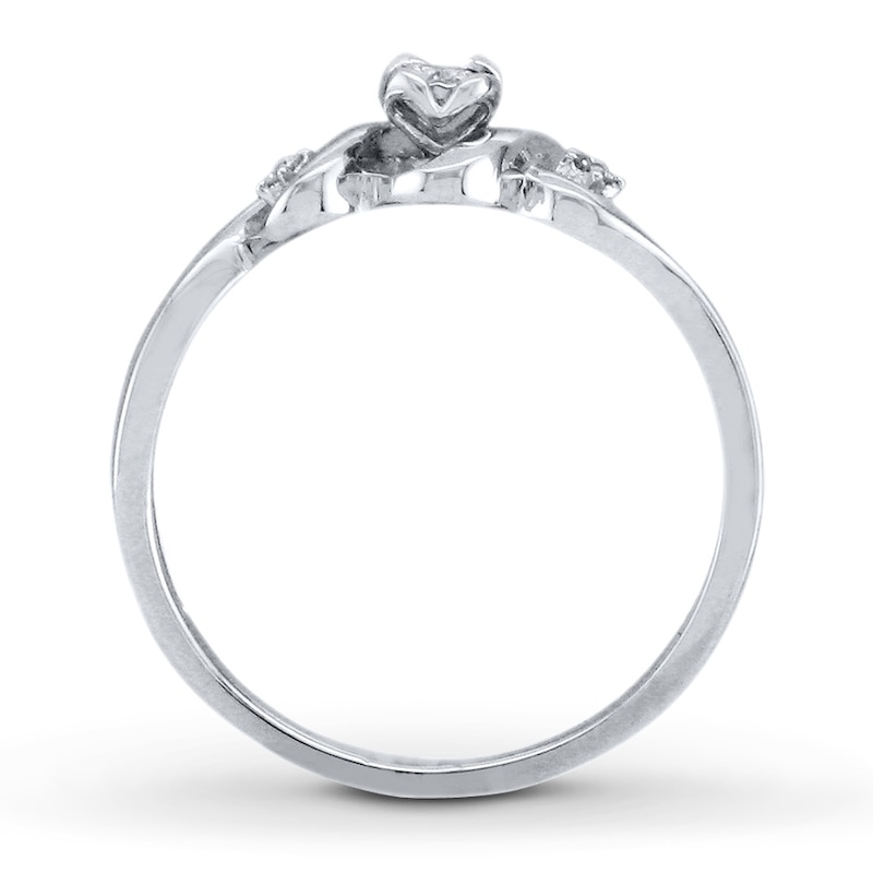 Diamond Ring 1/15 carat tw Sterling Silver