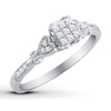Thumbnail Image 1 of Diamond Ring 1/8 carat tw Sterling Silver