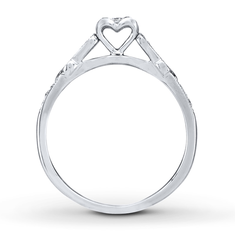 Diamond Ring 1/8 carat tw Sterling Silver