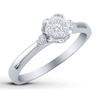 Thumbnail Image 1 of Diamond Ring 1/8 carat tw Sterling Silver