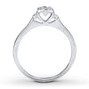 Thumbnail Image 3 of Diamond Ring 1/8 carat tw Sterling Silver
