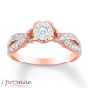 Thumbnail Image 0 of Diamond Ring 1/5 carat tw 10K Rose Gold