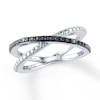 Thumbnail Image 0 of Black Diamond Ring 1/20 ct tw Round-cut Sterling Silver