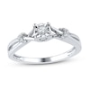 Thumbnail Image 1 of Diamond Crossover Promise Ring 1/10 ct tw Sterling Silver