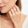 Thumbnail Image 2 of Diamond Crossover Promise Ring 1/10 ct tw Sterling Silver