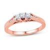 Thumbnail Image 0 of Diamond Promise Ring 1/4 ct tw Round-cut 10K Rose Gold