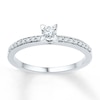 Thumbnail Image 0 of Diamond Promise Ring 1/6 ct tw Round-cut 10K White Gold