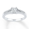 Thumbnail Image 0 of Diamond Engagement Ring 1/2 ct tw Princess-cut 10K White Gold