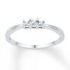 Thumbnail Image 0 of Diamond Promise Ring 1/20 ct tw Round-cut 10K White Gold