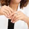 Thumbnail Image 2 of Heart/Infinity Ring Diamond Accents 10K White Gold