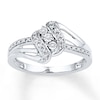 Thumbnail Image 0 of Diamond Promise Ring 1/10 ct tw Round-cut Sterling Silver