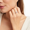 Thumbnail Image 2 of Diamond Three-Stone Bypass Promise Ring 1/10 ct tw Sterling Silver