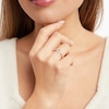 Thumbnail Image 1 of Diamond Heart Ring 1/15 ct tw Round-cut 10K White Gold