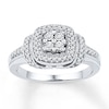 Thumbnail Image 0 of Diamond Ring 1/4 ct tw Round-cut Sterling Silver
