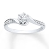 Thumbnail Image 0 of Diamond Promise Ring 1/6 ct tw Round-cut Sterling Silver