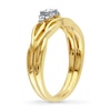 Thumbnail Image 2 of Diamond Bridal Set 1/6 ct tw Round-cut 10K Yellow Gold