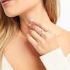 Thumbnail Image 2 of Diamond Heart Ring 1/20 ct tw Round Sterling Silver
