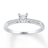 Thumbnail Image 1 of Diamond Promise Ring 1/10 ct tw 10K White Gold